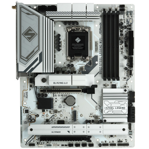 Купить Материнская плата ASRock B860 Steel Legend WiFi в интернет-магазине DNS. Характеристики, цена ASRock B860 Steel Legend WiFi | 5622735.
