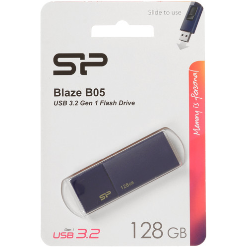 Купить Память USB Flash 128 ГБ Silicon Power Blaze B05 [SP128GBUF3B05V1D] в интернет-магазине DNS. Характеристики, цена Silicon Power Blaze B05 | 5046302.