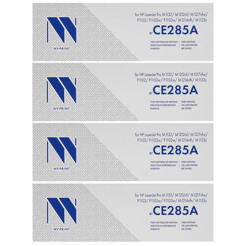 Купить Картридж лазерный NV Print NV-CE285A-SET4 черный в интернет-магазине DNS. Характеристики, цена NV Print NV-CE285A-SET4 | 5644105.