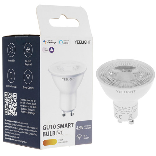 Купить Умная светодиодная лампа Yeelight GU10 Smart bulb W1 в интернет-магазине DNS. Характеристики, цена Yeelight GU10 Smart bulb W1 | 5324261.