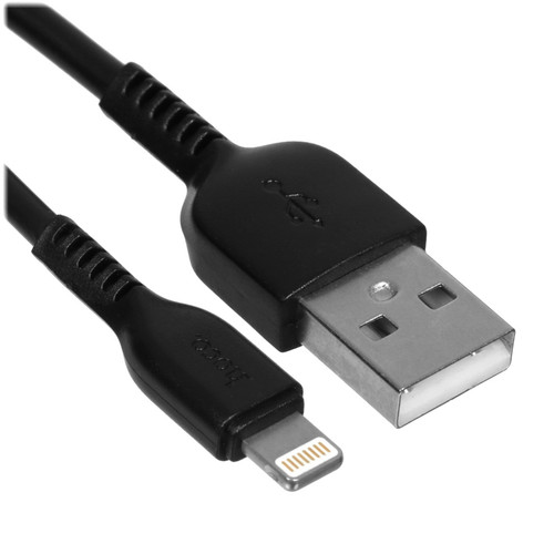 Купить Кабель Hoco Lightning 8-pin - USB Type-A черный в интернет-магазине DNS. Характеристики, цена Hoco X20 | 5475063.