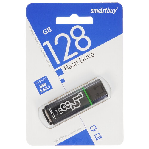 Купить Память USB Flash 128 ГБ Smartbuy Glossy [SB128GBGS-DG] в интернет-магазине DNS. Характеристики, цена Smartbuy Glossy | 5042621.