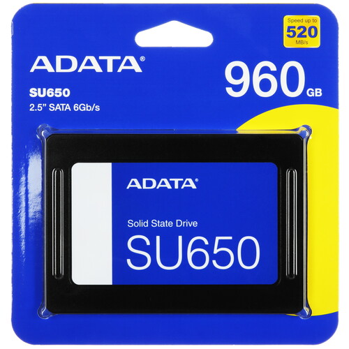 Купить 960 ГБ 2.5" SATA накопитель ADATA SU650 [ASU650SS-960GT-R] в интернет-магазине DNS. Характеристики, цена ADATA SU650 | 1306529.