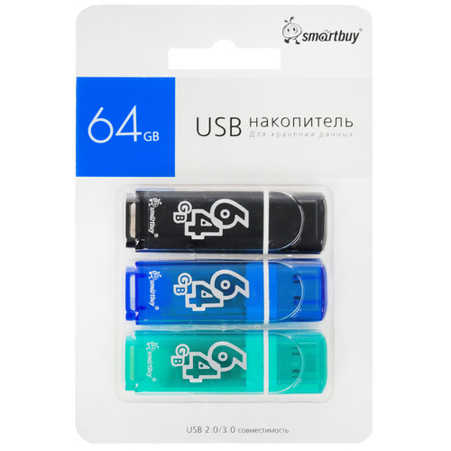Купить Память USB Flash 64 ГБ Smartbuy Glossy [SB064GB2GSKBGSET] в интернет-магазине DNS. Характеристики, цена Smartbuy Glossy | 5929206.