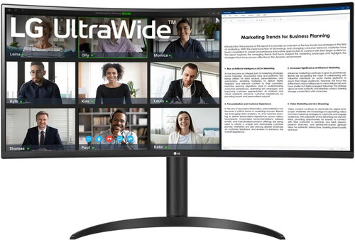 Купить 34" Монитор LG UltraWide 34WR55QK-B черный в интернет-магазине DNS. Характеристики, цена LG UltraWide 34WR55QK-B | 5624335.