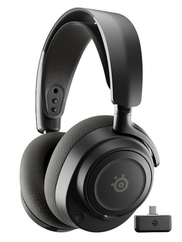 Купить Беспроводные/проводные наушники Steelseries Arctis Nova 7 Gen 2  черный 2025 в интернет-магазине DNS. Характеристики, цена Steelseries Arctis Nova 7 Gen 2 | 5650829.