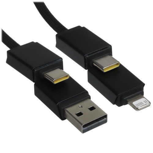 Купить Кабель Baseus Lightning 8-pin, USB Type-C - USB Type-A, USB Type-C черный в интернет-магазине DNS. Характеристики, цена Baseus Versatile | 5627634.