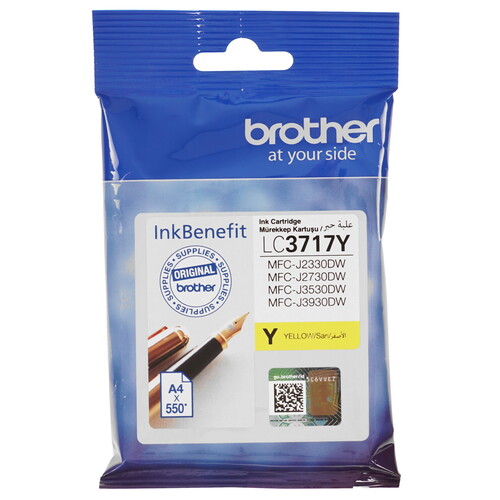 Купить Картридж Brother (LC-3717Y) желтый в интернет-магазине DNS. Характеристики, цена Brother (LC-3717Y) | 5451381.