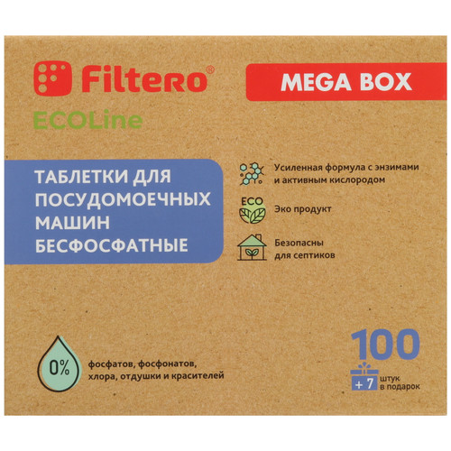 Купить Средство для ПММ Filtero ECOline в интернет-магазине DNS. Характеристики, цена Filtero ECOline | 9133333.