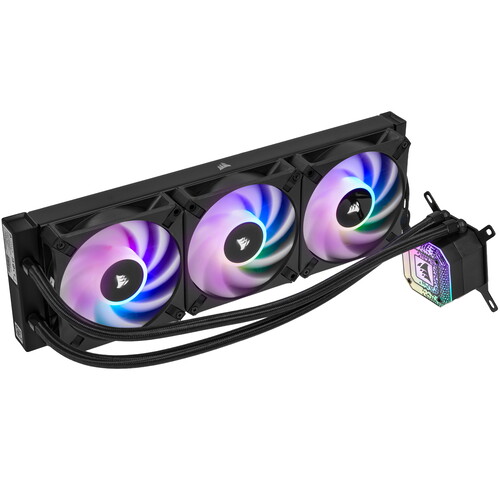 Купить Система охлаждения Corsair iCUE H150i ELITE CAPELLIX XT черная в интернет-магазине DNS. Характеристики, цена Corsair iCUE H150i ELITE CAPELLIX XT | 5609952.