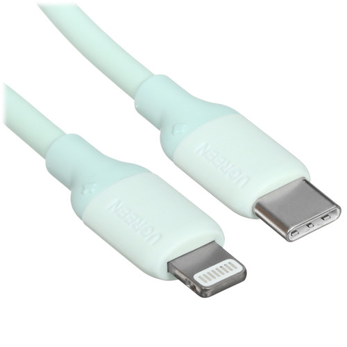 Купить Кабель Ugreen Lightning 8-pin - USB Type-C зеленый в интернет-магазине DNS. Характеристики, цена UGREEN US387 | 9983419.