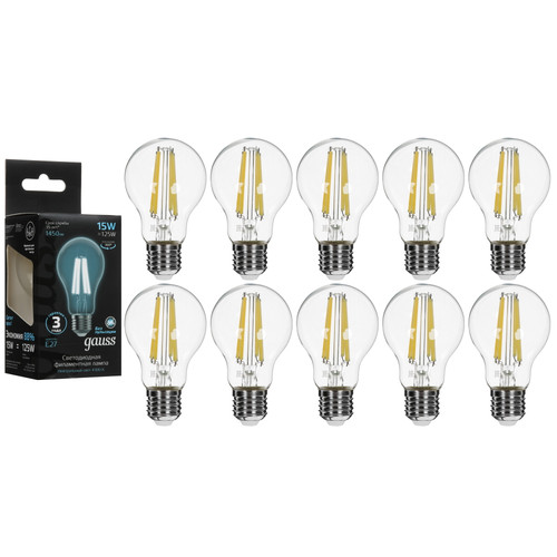 Купить Комплект филаментных ламп Gauss Filament Crystal 102902215 в интернет-магазине DNS. Характеристики, цена Gauss Filament Crystal 102902215 | 5613138.