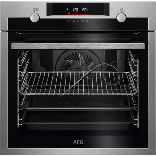Купить Электрический духовой шкаф AEG BPE558370M серебристый в интернет-магазине DNS. Характеристики, цена AEG BPE558370M | 9119318.
