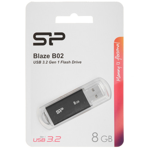 Купить Память USB Flash 8 ГБ Silicon Power Blaze B02 [SP008GBUF3B02V1K] в интернет-магазине DNS. Характеристики, цена Silicon Power Blaze B02 | 5930809.