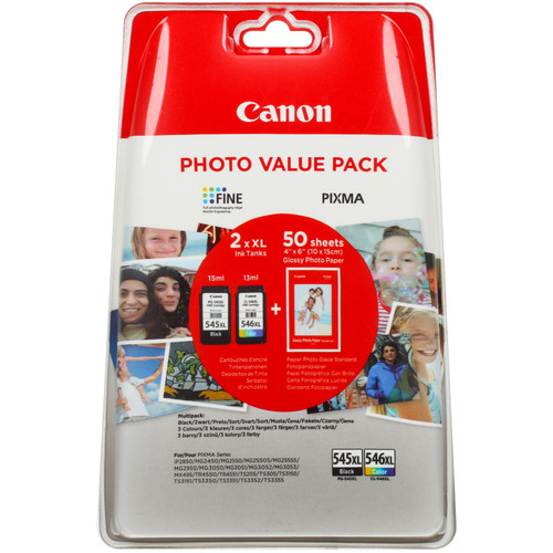 Купить Картридж Canon PG-545/CL-546 XL многоцветный, черный в интернет-магазине DNS. Характеристики, цена Canon PG-545/CL-546 XL | 5415829.