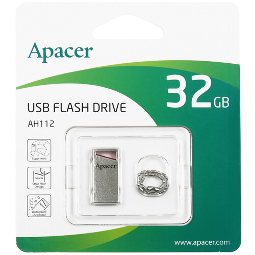 Купить Память USB Flash 32 ГБ Apacer AH112 [AP32GAH112R-1] в интернет-магазине DNS. Характеристики, цена Apacer AH112 | 5456180.