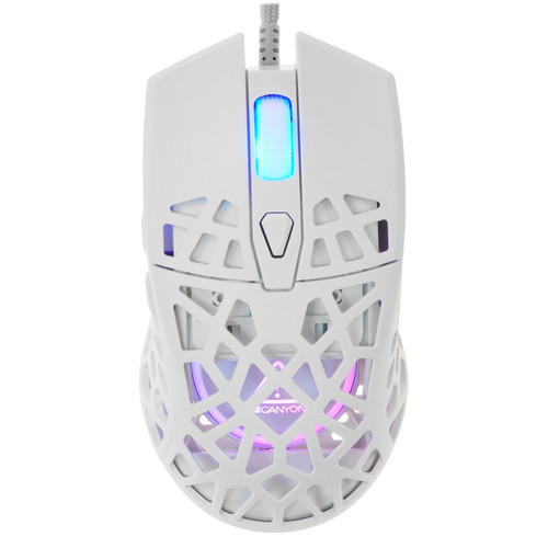 Купить Мышь проводная CANYON Puncher GM-20 [CND-SGM20W] белый в интернет-магазине DNS. Характеристики, цена CANYON Puncher GM-20 | 9198728.