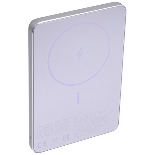 Купить Портативный аккумулятор Xiaomi Super Slim Magnetic Power Bank 5000 фиолетовый в интернет-магазине DNS. Характеристики, цена Xiaomi Super Slim Magnetic Power Bank 5000 | 5638403.