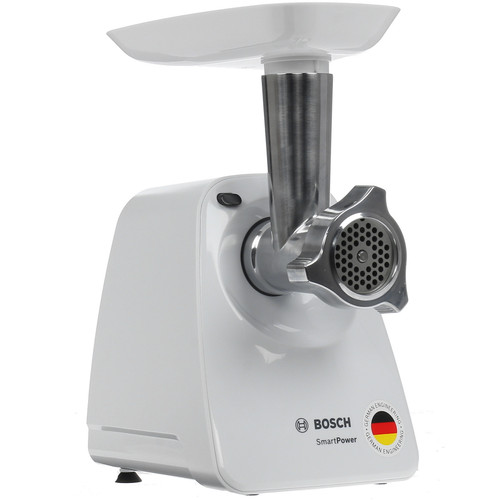 Купить Мясорубка электрическая Bosch SmartPower MFW2510W белый в интернет-магазине DNS. Характеристики, цена Bosch SmartPower MFW2510W | 1388743.