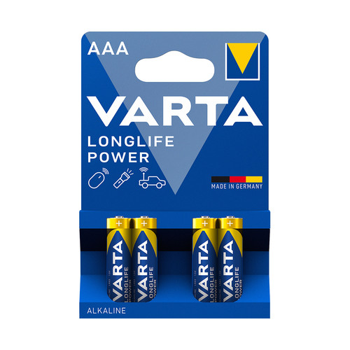 Купить Батарейка Varta Longlife Power Micro AAA (LR03/FR03) в интернет-магазине DNS. Характеристики, цена Varta Longlife Power Micro | 9342495.