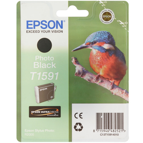 Купить Картридж Epson T1591 черный в интернет-магазине DNS. Характеристики, цена Epson T1591 | 7941841.