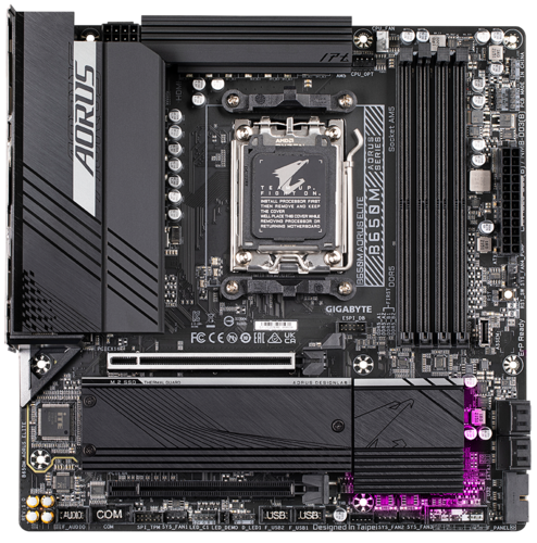 Купить Материнская плата GIGABYTE B650M AORUS ELITE в интернет-магазине DNS. Характеристики, цена GIGABYTE B650M AORUS ELITE | 5462254.