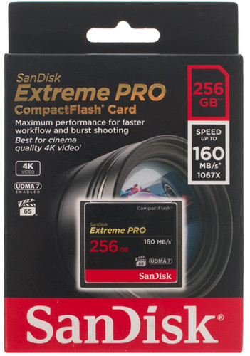 Купить Карта памяти SanDisk Extreme Pro CF (Compact Flash) 256 ГБ [SDCFXPS-256G-X46] в интернет-магазине DNS. Характеристики, цена  | 1108942.