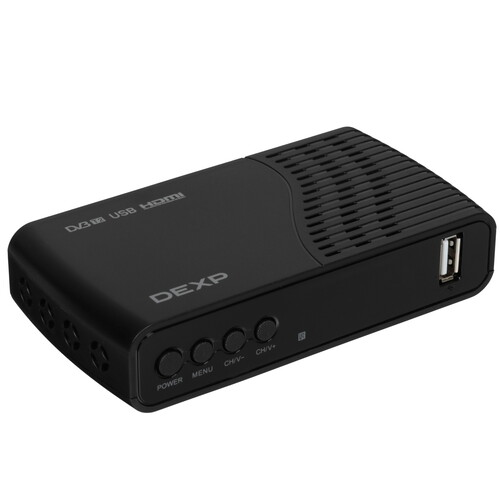 Купить Приставка для цифрового ТВ DEXP HD 8000P черный в интернет-магазине DNS. Характеристики, цена DEXP HD 8000P | 5610363.