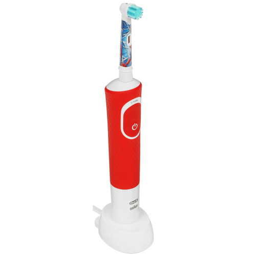Купить Электрическая зубная щетка Braun Oral-B Vitality Kids D100.413.2K Spiderman красный в интернет-магазине DNS. Характеристики, цена Braun Oral-B Vitality Kids D100.413.2K Spiderman | 5414839.