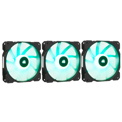 Купить Комплект вентиляторов Corsair iCUE SP120 RGB ELITE [CO-9050109-WW] черный в интернет-магазине DNS. Характеристики, цена Corsair iCUE SP120 RGB ELITE | 5610061.