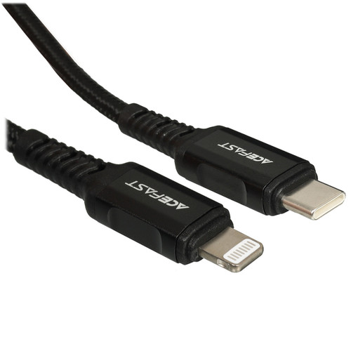 Купить Кабель ACEFAST Lightning 8-pin - USB Type-C черный 1.2 м в интернет-магазине DNS. Характеристики, цена ACEFAST C1-01 | 9983381.