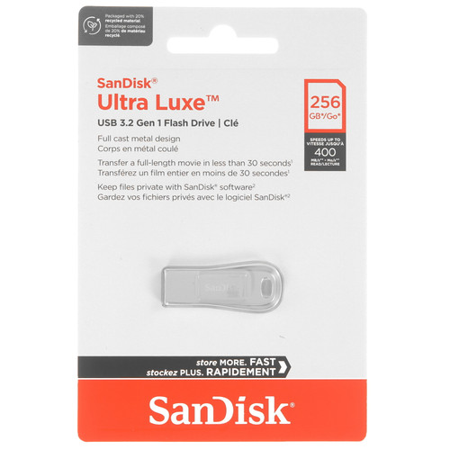 Купить Память USB Flash 256 ГБ SanDisk Ultra Luxe [SDCZ74-256G-G46] в интернет-магазине DNS. Характеристики, цена SanDisk Ultra Luxe | 9384711.