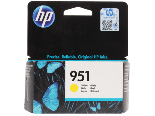 Купить Картридж HP 951 (CN052AE) желтый в интернет-магазине DNS. Характеристики, цена HP 951 (CN052AE) | 1022581.
