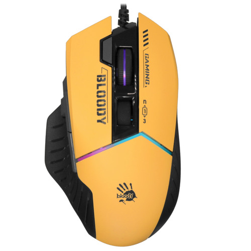 Купить Мышь проводная A4Tech Bloody W95 Max Sports  желтый в интернет-магазине DNS. Характеристики, цена A4Tech Bloody W95 Max Sports | 9280318.
