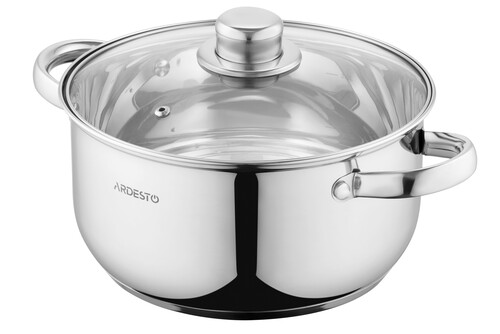 Купить Кастрюля Ardesto Gemini Gourmet Aosta 3.9 л 23 см серебристый в интернет-магазине DNS. Характеристики, цена Ardesto Gemini Gourmet Aosta | 9306254.