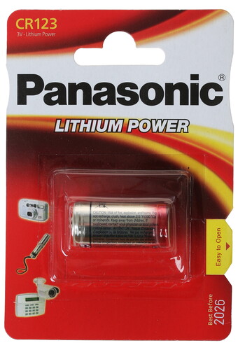 Купить Батарейка Panasonic Lithium Power CR123 (CR123A) в интернет ...