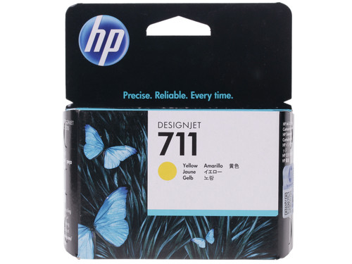 Купить Картридж HP 711 (CZ132AE) желтый в интернет-магазине DNS. Характеристики, цена HP 711 (CZ132AE) | 0185913.