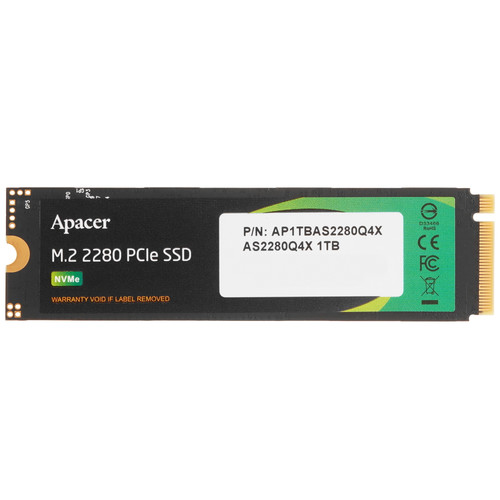 Купить 1000 ГБ M.2 NVMe накопитель Apacer AS2280Q4X [AP1TBAS2280Q4X-1] в интернет-магазине DNS. Характеристики, цена Apacer AS2280Q4X | 5632257.