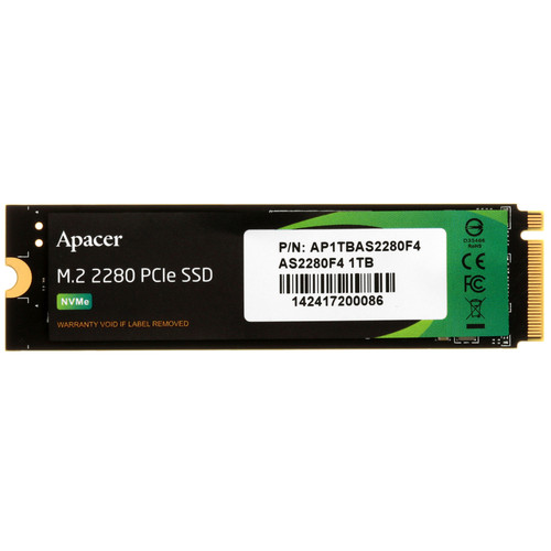 Купить 1000 ГБ M.2 NVMe накопитель Apacer AS2280F4 [AP1TBAS2280F4-1] в интернет-магазине DNS. Характеристики, цена Apacer AS2280F4 | 5456537.