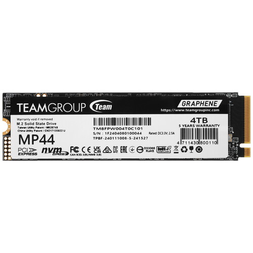 Купить 4000 ГБ M.2 NVMe накопитель TEAMGROUP MP44 [TM8FPW004T0C101] в интернет-магазине DNS. Характеристики, цена TEAMGROUP MP44 | 5456968.
