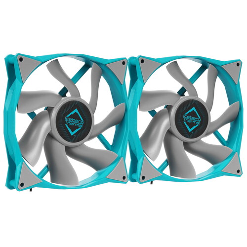 Купить Комплект вентиляторов Iceberg Thermal IceGALE 140mm [IceGALE140mmTEAL2P] бирюзовый в интернет-магазине DNS. Характеристики, цена Iceberg Thermal IceGALE 140mm | 5365664.