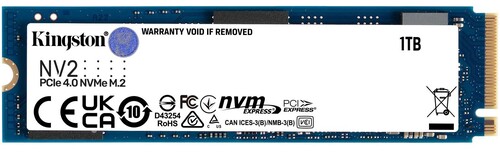 Купить M.2 NVMe накопитель Kingston NV2 [SNV2S/1000G] в интернет-магазине DNS. Характеристики, цена Kingston NV2 | 9936760.
