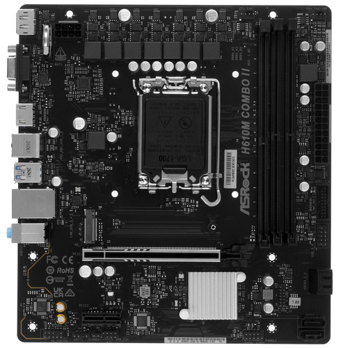 Купить Материнская плата ASRock H610M COMBO II в интернет-магазине DNS. Характеристики, цена ASRock H610M COMBO II | 5922679.