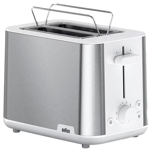Купить Тостер Braun HT1510 WH белый в интернет-магазине DNS. Характеристики, цена Braun HT1510 WH | 5650342.