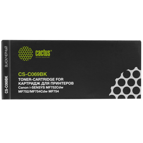 Купить Картридж лазерный Cactus CS-C069BK черный, с чипом в интернет-магазине DNS. Характеристики, цена Cactus CS-C069BK | 9065487.