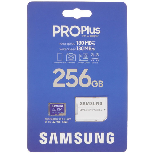 Купить Карта памяти Samsung PRO Plus microSDXC 256 ГБ [MB-MD256SA/KR] в интернет-магазине DNS. Характеристики, цена  | 5456339.