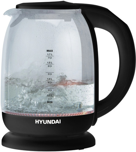 Купить Электрочайник Hyundai HYK-S3809 черный в интернет-магазине DNS. Характеристики, цена Hyundai HYK-S3809 | 9228378.