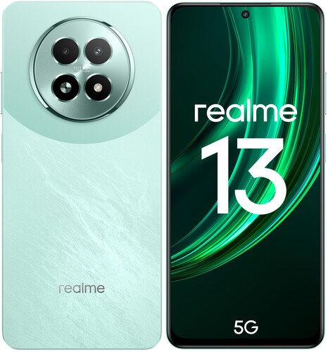 Купить 6.72" Смартфон realme 13 5G 256 ГБ зеленый в интернет-магазине DNS. Характеристики, цена realme 13 5G | 5495159.