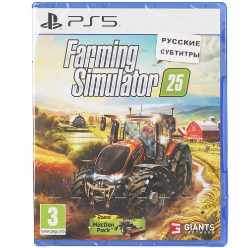 Купить Игра Farming Simulator 25 (PS5) в интернет-магазине DNS. Характеристики, цена Farming Simulator 25 | 5604914.