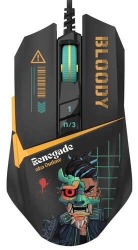 Купить Мышь проводная A4Tech Bloody W63 Max Renegade [W63MAX] черный в интернет-магазине DNS. Характеристики, цена A4Tech Bloody W63 Max Renegade | 9188983.
